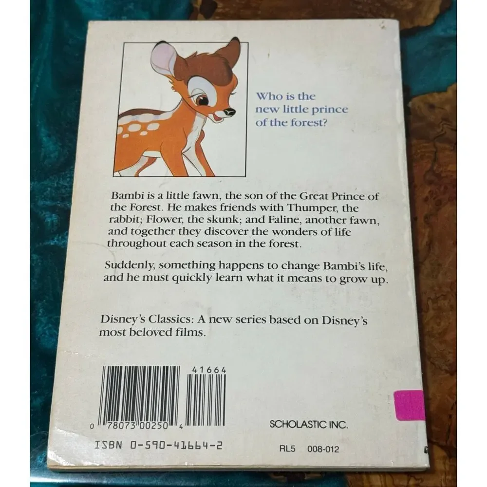 Three Vintage Bambi Books '66, '73. '88